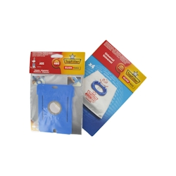4er-Box Top Filter Universal-Staubsaugerbeutel mit Click Bag-Adapter für AEG 480 Staubsauger Image