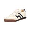 Sneaker GANT "Gant Sneaker Lederimitat/Textil", Damen, Gr. 40, beige (beige, schwarz), Lederimitat, Textil, casual, Schuhe