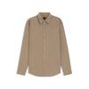 Langarmhemd BOSS ORANGE "Relegant", Herren, Gr. 4XL, N-Gr, open grün346, Web, Obermaterial: 100% Baumwolle, casual, regular fit, hoch geschlossener Ausschnitt, Langarm eingesetzt 2-Knopf-Manschette mit Knöpfen, Hemden, mit BOSS Stickerei