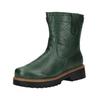 Schnürstiefelette ANDREA CONTI "Andrea Conti Stiefelette Leder", Damen, Gr. 37, grün, Leder, casual, Schuhe
