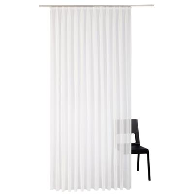 Gardine WIRTH "Audrey", weiß, B:650cm H:145cm, Polyester, Gardinen, Store mit FB 1:3 nach Maß Image