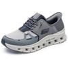Slip-On Sneaker SKECHERS "GLIDE-STEP PRO", Herren, Gr. 48,5, grau, Textil, sportlich, Schuhe, Laufschuh, Trainingsschuh mit flexibler Traktionslaufsohle