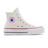 Sneaker CONVERSE "CHUCK TAYLOR ALL STAR LIFT", Gr. 42,5, vintage weiß, rot, navy, Textil, sportlich, Schuhe