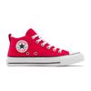 Sneaker CONVERSE "CHUCK TAYLOR ALL STAR MALDEN STREET", Gr. 38,5, rot (rot, weiß, schwarz), Textil, sportlich, Schuhe
