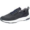 Sneaker WALDLÄUFER "H-TOM", Herren, Gr. 11 (46), blau (nachtblau), Nubukleder, Veloursleder, unifarben, sportlich, Schuhe, Schnürer, Halbschuh, Bequemschuh in Komfortweite H (= sehr weit)