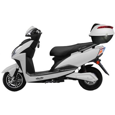 E-Motorroller GT UNION "e-Adler 45", perlweiß, glänzend, schwarz, Elektromotorroller, mit Topcase, 45 km/h, 2ter Akku möglich, B:72cm H:110cm L:185cm