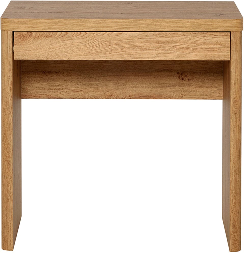 Schreibtisch JAHNKE "CU-LIBRE 80", montana eiche, montana eiche, montana eiche, B:79cm H:76cm T:44cm, Tische, Schreib-oder Konsolentisch mit Schublade, Breite ca. 79 cm