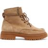 Schnürboots ROXY "WORK IT", Gr. 42, braun (tan), Leder, sportlich, Schuhe, Schnürstiefel, Schnürstiefelette