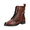 Schnürstiefelette BAGATT "BAGATT Stiefelette Leder", Damen, Gr. 36, braun (cognac), Leder, casual, Schuhe
