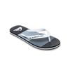 Sandale QUIKSILVER "Molokai Art 25", Gr. 12(45), schwarz reconect stripe, Obermaterial: Synthetik / Laufsohle: Moosgummi, Schuhe