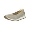 Ballerina IMAC "Imac Ballerinas Lederimitat/Textil", Damen, Gr. 38, beige (beige, gold), Lederimitat, Textil, casual, Schuhe