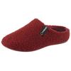 Pantoffel VERBENAS "YORK GALES", Damen, Gr. 42, rot (dunkelrot), Textil, klassisch, Schuhe, Pantoffel, Hausschuh, Homeslipper zum Schlupfen