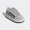 Sneaker ADIDAS ORIGINALS "CAMPUS 00S COMFORT CLOSURE ELASTIC LACE KIDS", Gr. 24, grau two, matte silber, core schwarz, Leder, Synthetik, sportlich, Schuhe