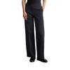 Jerseyhose MARC O'POLO "aus Interlock-Qualität", Damen, Gr. 38, Normalgrößen, blau (deep night blau), Obermaterial: 78% Baumwolle, 18% Polyester, 4% Elasthan, unifarben, casual, regular fit lang, Hosen