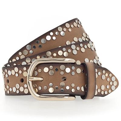 Vanzetti Nietengürtel Leder 75 cm Braun Damen Image