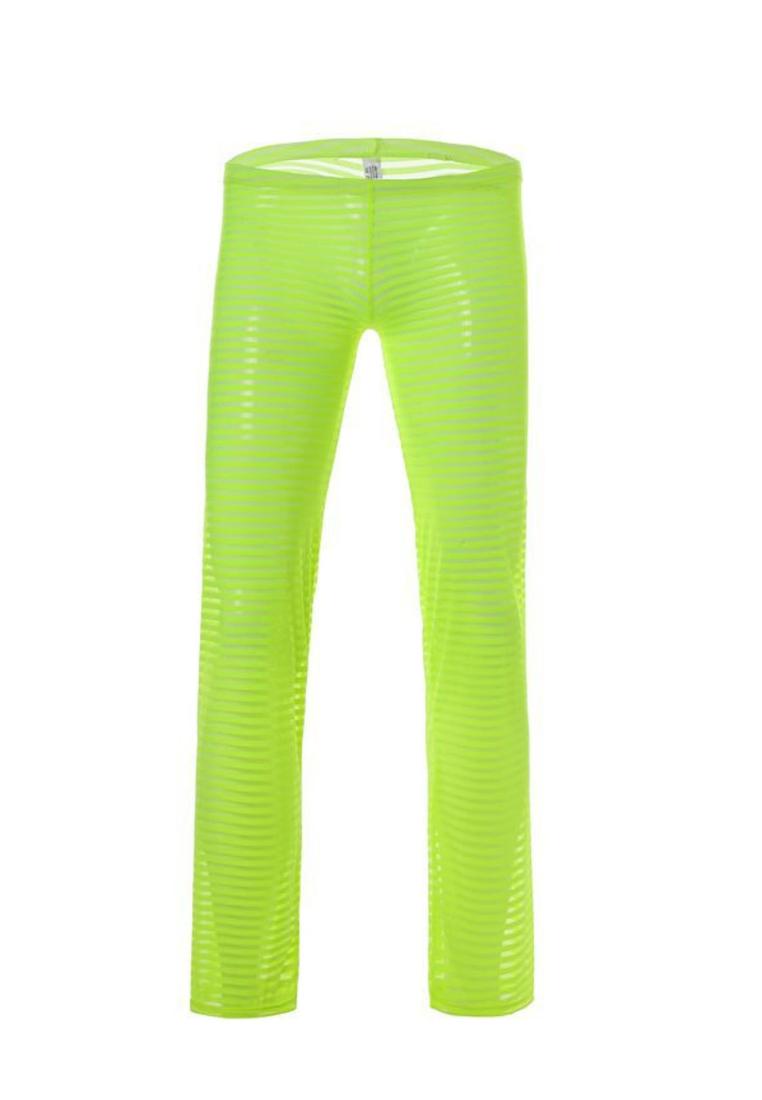 Herren gestreifte transparente Hose Image