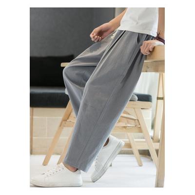 Herren Plus Size Taillierte Gerade Hosen Image