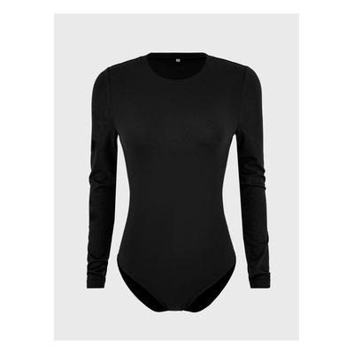 Damen Langarm-Bodysuit mit Rundhalsausschnitt Image