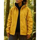 Women's Windbreaker Softshell Jacket Hiking Jacket Outdoor Waterproof Windproof Hiking Outfits Hiking Clothes Spring Autumn / Fall Top Camping / Hiking / Caving Running Light Yellow Black White