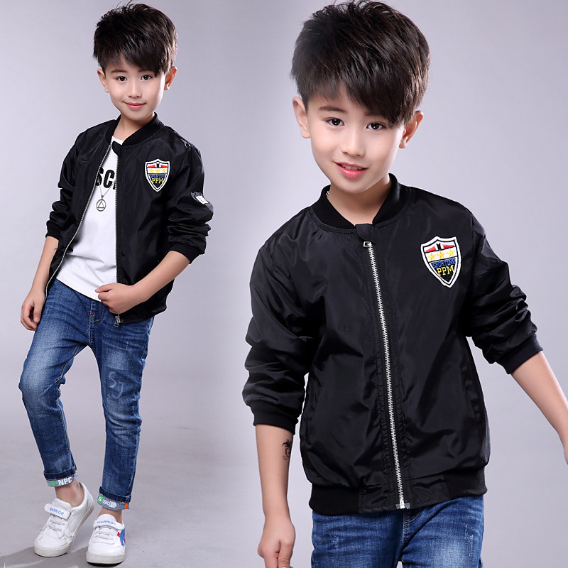 Dimusi Spring Jackets For Boy Coat Army Green Bomber Boy'S Windbreaker Autumn Patchwork Kids Children
