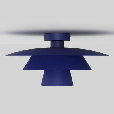 Deckenlampe Plato Luminex, dimmbar, blau, für Wohn- / Esszimmer, Metall, Modern, Deckenlampe Image