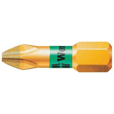 WERA 05056404001 Torsion Bit,SAE,1/4",Hex,No 3,1",S2 Steel