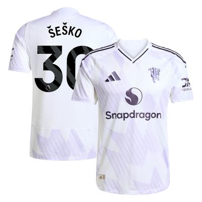 Manchester United adidas 2025-26 Authentic Auswärtstrikot mit Aufdruck Šeško 30 Image