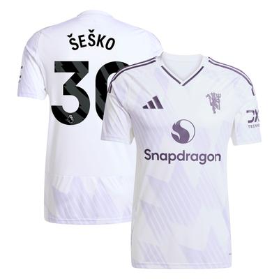 Manchester United adidas Auswärtstrikot 2025-26 mit Aufdruck Šeško 30 Image