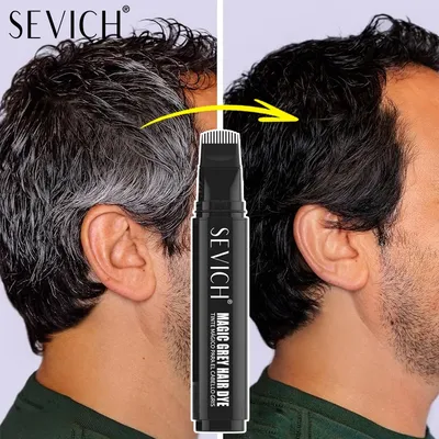 Temporary Hair Dye Pen Disposable Hair Root Touch Up Black Brown Hair Color Stick Fast Temporary Cover Up White Hair Concealer