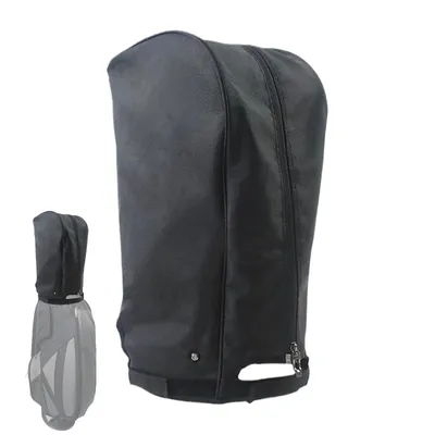 Golf Bag Rain Hood Waterproof Dust Cover with Zipper & Buckle Portable Club Protector for Golfbags/Carry Cart Golf Accessories
