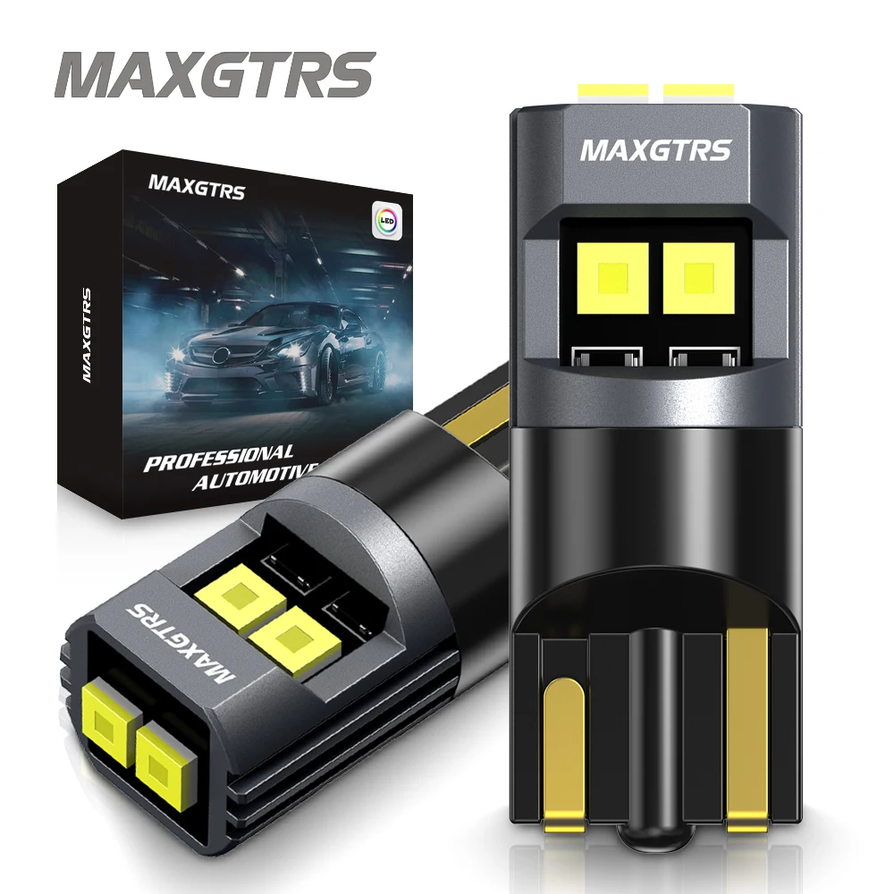 2 pezzi Canbus T10 LED W5W lampadina a LED senza errori interni auto luci per bagagliaio indicatore laterale lampada targa bianca super luminosa
