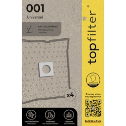 Top Filter 4er Set TopFilter Premium Universal-Staubsaugerbeutel Image