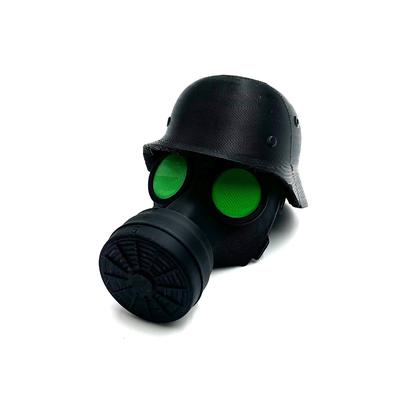 Cover Cap for Trailer Coupling, Fun Gas Mask Helmet Trailer Hitch Cover, Trailer Coupling Protective Cap, Car Decoration Accessories for Drawbar Hitch