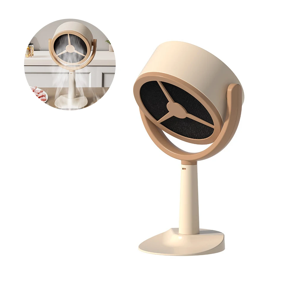 Desktop-Dunstabzugshaube, kleiner Ventilator, verstellbarer Winkel, USB-Aufladung, Mini-Dunstabzugshaube für den Innenbereich, Grill, Hot Pot Image