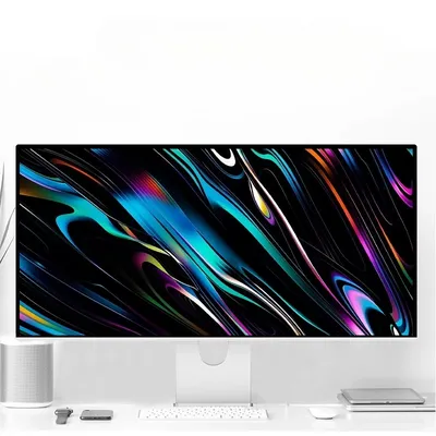 5K-Monitor 40-Zoll-Haarschwanz-Bildschirm Design Bearbeitung Computer Spiegel Display Gehäuse aus Aluminiumlegierung P40U Image