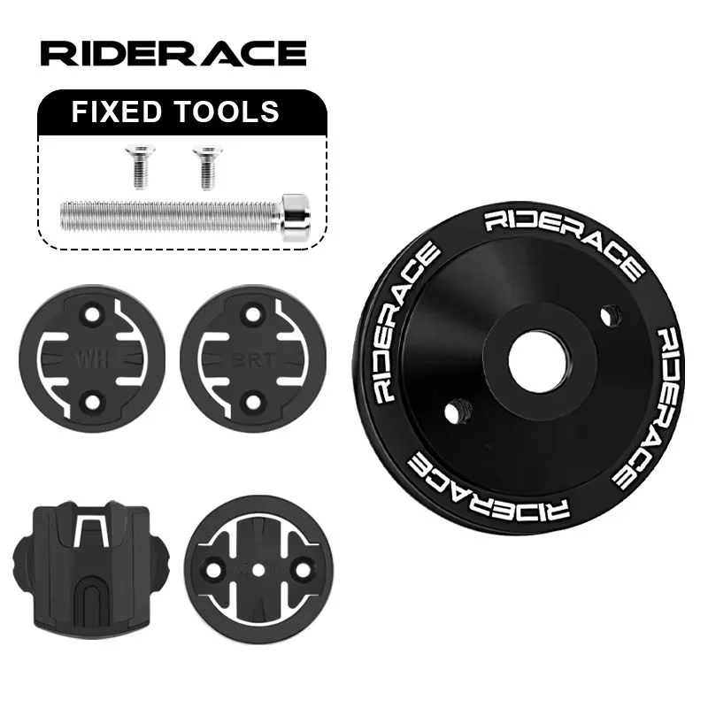 Fahrrad Computer Halter Aluminium Legierung Halterung MTB Bike Stoppuhr Vorbau Top Cap Halterung Unterstützung Für Garmin GPS Tacho Image