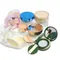 Leere Luftkissen Puff Box Tragbare Foundation DIY Boxen mit Spiegel Schwamm BB Creme Kosmetik Fall Container Schönheit Make-Up-Tools