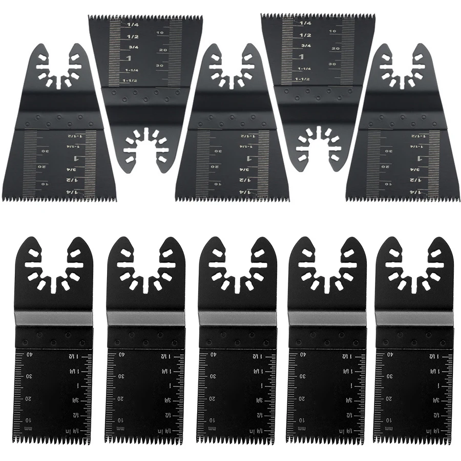 4 Stück/5 Stück schwingende Sägeblätter, Multifunktionsklinge, verwendet für Kunststoff, Holz, weiches Metall usw Image