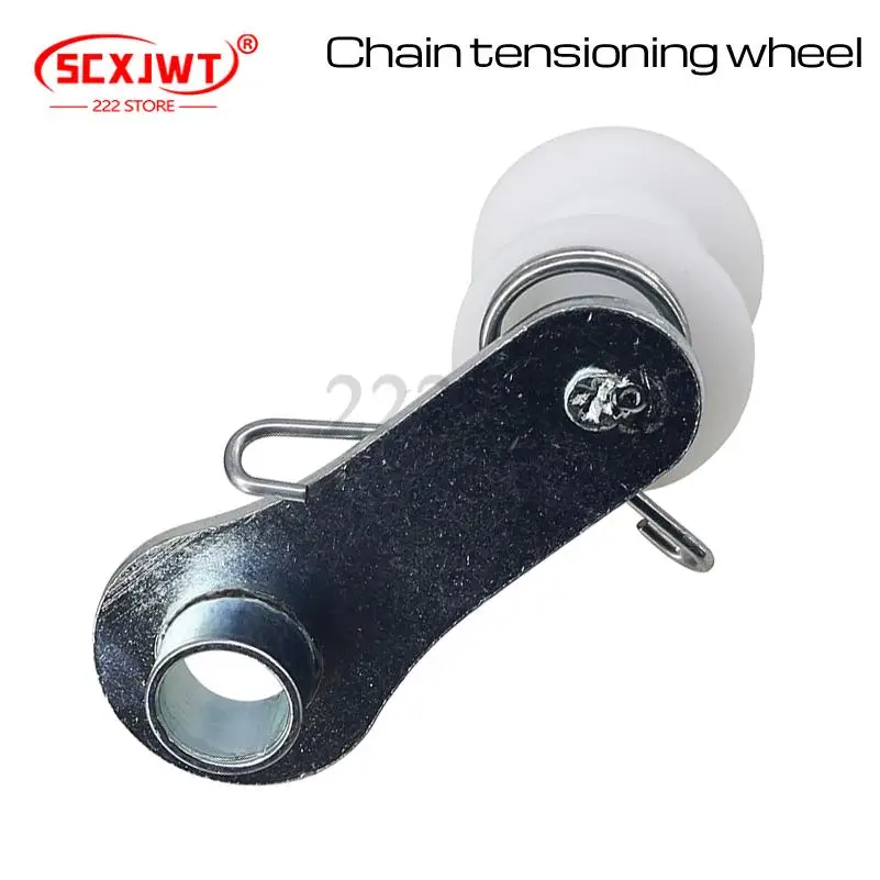Kettenspanner Federrolle Schieberführung Einsteller Rad Riemenscheibensatz für Dirt Pit Mini Bike Moto ATV Quad Scooter Motorteil Image