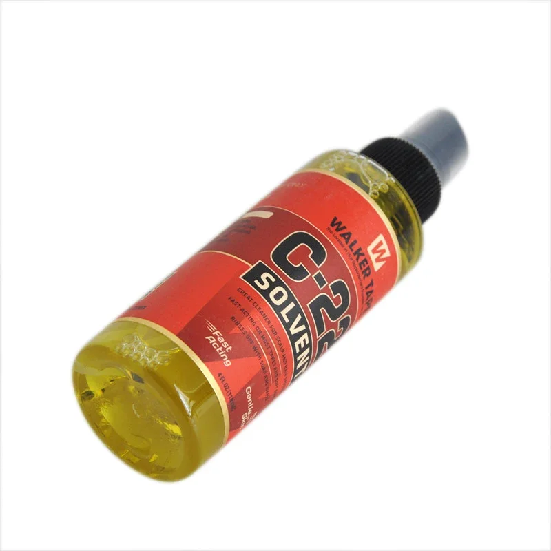 4FL.OZ (118 ml) C-22 Lösungsmittel: Effizienter Entferner für Spitzenperücken- und Toupetkleber, ideal für doppelseitiges Klebeband und Soft Bond-Perückenreinigung Image