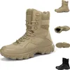 High Top Männer Stiefel Hohe Qualität Wüste Taktische Stiefel Männer Outdoor Wanderschuhe Anti-Rutsch Verschleiß-Beständig Kampf Stiefel größe 39-47