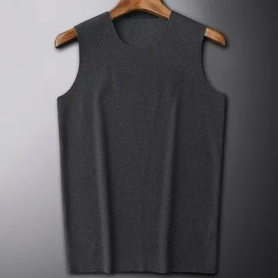 Herren-Shapewear, eng anliegende Weste, Unterwäsche, nahtlose Taille, Trainingsweste, Bauchkontrolle, Gewichtsverlust, Shapewear Image