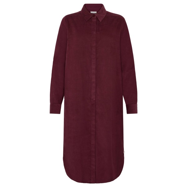 KnowledgeCotton Apparel - Women's Corduroy Mid Len. 26 Wales - Kleid Gr M rot