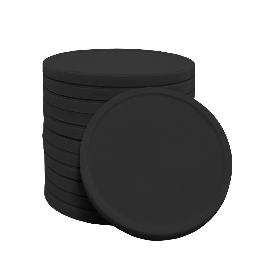 CombiCraft biologisch abbaubare Wertmarken Schwarz - Durchmesser 29mm - 500 Stück Image