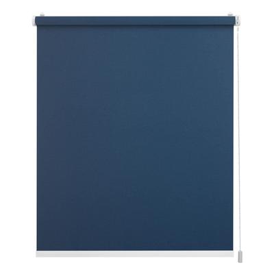 Rollo LICHTBLICK ORIGINAL "Klemmfix, ohne Bohren" Gr. 2, blau (blau, weiß, weiß), B:65cm H:190cm, Polyester, Rollos, Steuerbar mit Bluetooth-App, integrierter Elektromotor und Akku Image