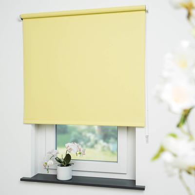 Seitenzugrollo LIEDECO "Uni" Gr. 8, gelb, B:162cm H:180cm, Polyester, Rollos Image