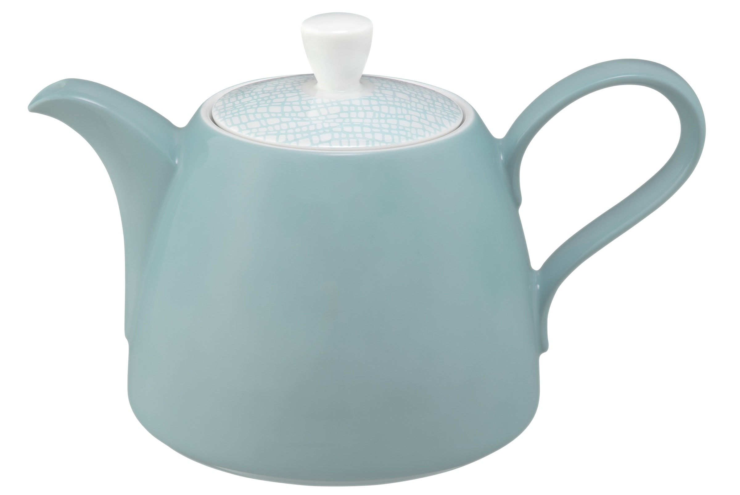 Kanne SELTMANN WEIDEN "Life Fashion", grün (grün chic, weiß), B:15,3cm H:15,1cm Ø:24,4cm, Porzellan, Kannen, für Tee oder Kaffee, Fassungsvermögen 1,4 Liter Image