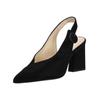 Slingpumps HÖGL "Högl Pumps Veloursleder", Damen, Gr. 41, schwarz, Veloursleder, elegant, Schuhe