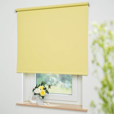 Springrollo LIEDECO "Uni" Gr. 15, gelb, B:72cm H:180cm, Polyester, Metall, Rollos, Verdunkelung Image