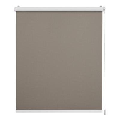Rollo LICHTBLICK ORIGINAL "Klemmfix, ohne Bohren" Gr. 2, braun (braun, weiß, weiß), B:60cm H:190cm, Polyester, Rollos, Steuerbar mit Bluetooth-App, integrierter Elektromotor und Akku Image